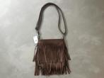 Nieuwe tas met franjes, Sieraden, Tassen en Uiterlijk, Tassen | Damestassen, Ophalen of Verzenden, Nieuw, Bruin, Schoudertasje