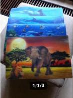 4 place mats met dieren figuren 3 dimensionaal, Huis en Inrichting, Woonaccessoires | Onderzetters, Ophalen of Verzenden, Zo goed als nieuw