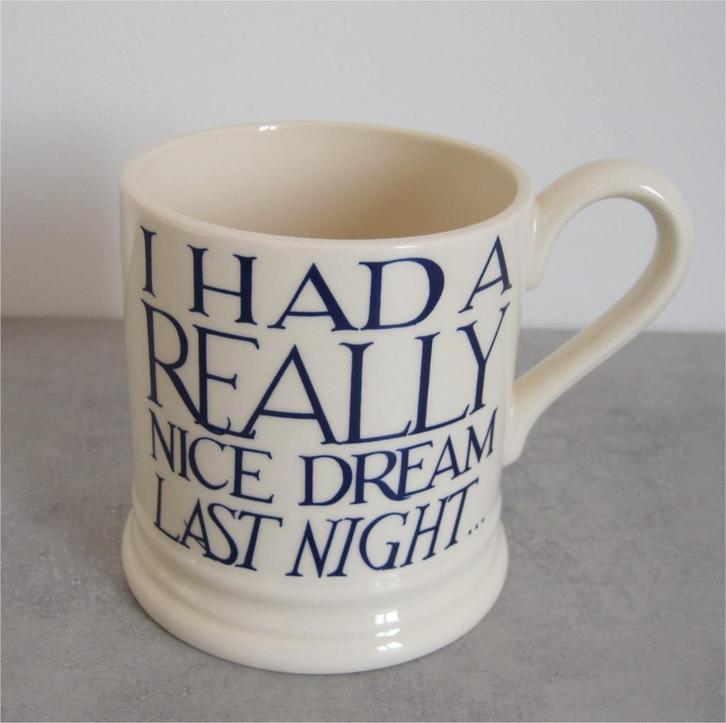 Emma Bridgewater- About You -  1/2 pint mug (nieuw), Huis en Inrichting, Keuken | Servies, Nieuw, Overige typen, Overige stijlen