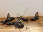 Shiwan Beeldjes Waterbuffel met Kind - 4 stuks, Antiek en Kunst, Kunst | Beelden en Houtsnijwerken, Ophalen of Verzenden