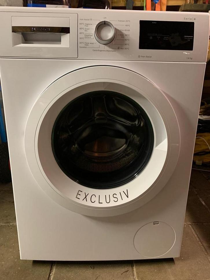 Bosch Wasmachine serie4, Witgoed en Apparatuur, Wasmachines, Zo goed als nieuw, Voorlader, 6 tot 8 kg, 85 tot 90 cm, 1200 tot 1600 toeren
