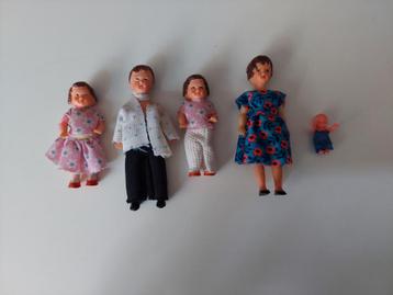 Vintage ARI Germany Poppenhuis Poppetjes Jaren 60 beschikbaar voor biedingen