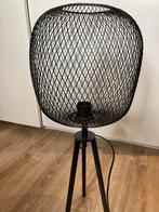 Stijlvolle zwarte draadlamp, Huis en Inrichting, Lampen | Tafellampen, Ophalen of Verzenden, Zo goed als nieuw, Metaal