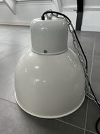 Witte hanglamp - 40x42 cm, Huis en Inrichting, Lampen | Hanglampen, Ophalen, Zo goed als nieuw, Metaal, Minder dan 50 cm