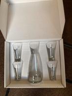 Karaf met 4 glazen, Glas of Glazen, Nieuw, Ophalen of Verzenden, Glas