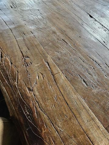 Oud hout Tafel 3 meter beschikbaar voor biedingen