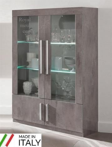 Buffetkast Hoogglans marmer beton wit AANBIEDING Led gratis beschikbaar voor biedingen