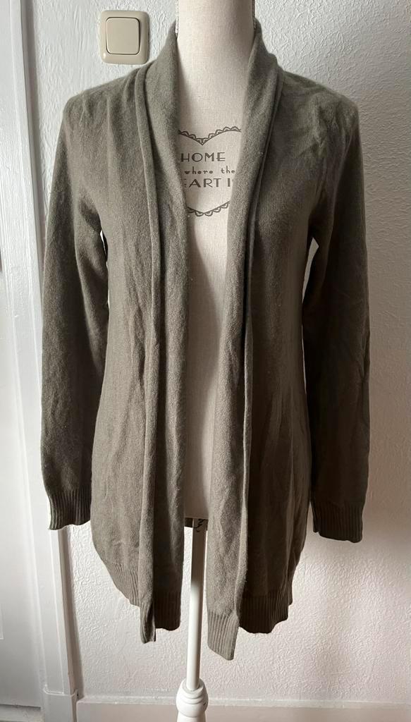 Repeat, kaki groen cashmere vest, Kleding | Dames, Truien en Vesten, Gedragen, Maat 38/40 (M), Groen, Ophalen of Verzenden