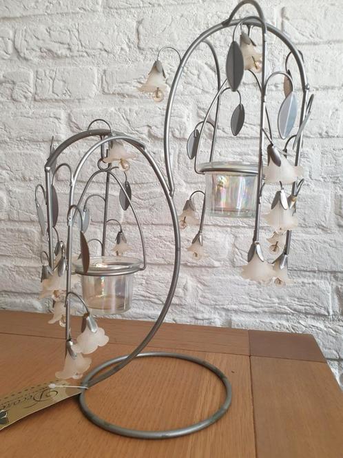 (M) Waxinelichthoudertjes standaard. Bloesem boom. H 34 cm., Huis en Inrichting, Woonaccessoires | Kandelaars en Kaarsen, Nieuw