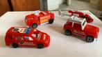 Setje plastic brandweer en politie auto’s en helikopter., Ophalen of Verzenden, Zo goed als nieuw