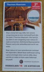 Thermen Maarssen kortingsbon 2e persoon 50% korting, Twee personen, Kortingsbon, Spa of Sauna