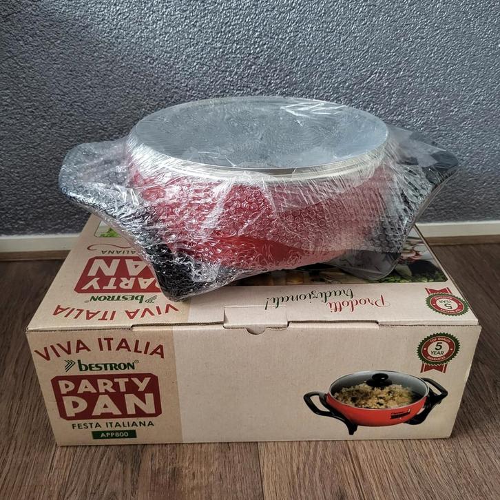 Bestron APP800 Party pan (Nieuw), Witgoed en Apparatuur, Gourmetstellen, Nieuw, 4 t/m 7 personen, Ophalen of Verzenden