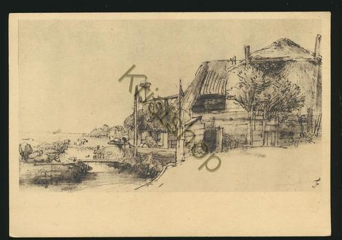 Amsterdam - Boerenhofstede met hooiberg [KRST005-3733, Verzamelen, Ansichtkaarten | Nederland, Ongelopen, Noord-Holland, 1960 tot 1980