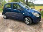 Opel Agila 1.0 12V 2008 Blauw, Auto's, Stof, Zwart, Blauw, 996 cc