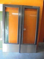 Openslaande buitendeuren, ca. 188 x 251 (nr. QQ021), Ophalen, Glas, 120 cm of meer, 215 cm of meer