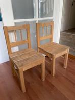 IKEA svala/sundvik kinderstoel 2x hout, Ophalen, Gebruikt, Stoel(en)