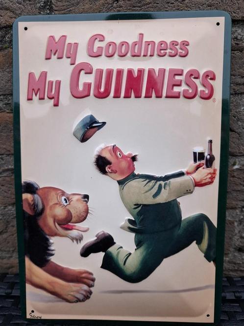 Reclamebord Guinness - My Goodness my Guinness, Verzamelen, Biermerken, Nieuw, Reclamebord, Plaat of Schild, Overige merken, Ophalen of Verzenden