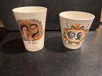 Twee vintage herdenkingsbekers, Verzamelen, Koninklijk Huis en Royalty, Ophalen of Verzenden, Gebruikt, Nederland, Servies