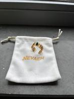 Nieuwe ring Nevaeh verstelbaar goud met groene steen, Nieuw, Ophalen of Verzenden, Met edelsteen, Dame