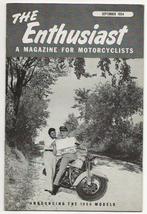 Harley Davidson enthusiast september 1954 (HD5409), Ophalen of Verzenden, Harley-Davidson of Buell