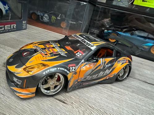 Nissan 350Z Jada Toys 1:18, Hobby en Vrije tijd, Modelauto's | 1:18, Gebruikt, Auto, Ophalen of Verzenden