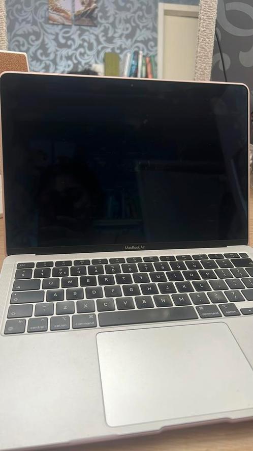 Macbook Air 2020. Waterschade gaat niet meer aan., Computers en Software, Apple Macbooks, Niet werkend, MacBook Air, 13 inch, Qwerty