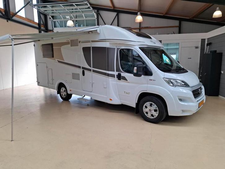 2019 Hymer Carado 447 Automaat Enkele Bedden Solar 36000Km, Caravans en Kamperen, Campers, Bedrijf, tot en met 4, Half-integraal