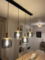 4 Glazen lampenkappen, Huis en Inrichting, Ophalen, Grijs, Zo goed als nieuw, Minder dan 25 cm