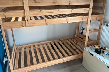Ikea Mydal Stapelbed hout zgan beschikbaar voor biedingen
