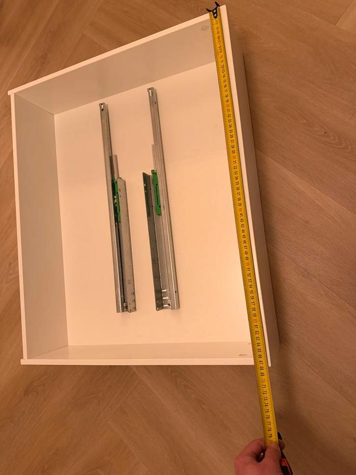 IKEA Pax lade met laderails, Huis en Inrichting, Keuken | Keukenelementen, Gebruikt, Minder dan 100 cm, 50 tot 100 cm, 50 tot 75 cm