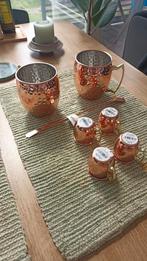 Copper cocktail mugs set, Huis en Inrichting, Keuken | Servies, Overige materialen, Nieuw, Ophalen of Verzenden, Overige stijlen