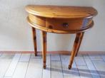 Halfronde sidetable met lade en lichte beschadiging, Ophalen, Gebruikt, 50 tot 100 cm, Overige vormen