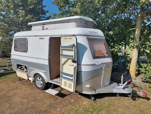 Eriba Touring Triton 410 bj 2005 mover voortent, Caravans en Kamperen, Caravans, Particulier, tot en met 3, 500 - 750 kg, Treinzit