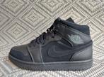 Nike Air Jordan 1 Mid Black Dark Smoke Grey 40, Zwart, Nike Jordan, Ophalen of Verzenden, Sneakers of Gympen