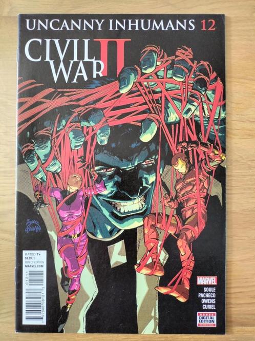 Uncanny Inhumans (2015) #12, Boeken, Strips | Comics, Zo goed als nieuw, Eén comic, Europa, Ophalen of Verzenden