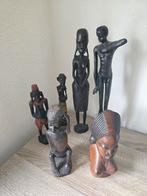 Afrikaanse Beeldhouwwerk 6 stuks, Ophalen of Verzenden, Zo goed als nieuw