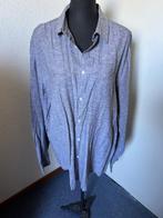 Grijs overhemd linnenmix mt XXL z.g.a.n., Kleding | Heren, Overhemden, Ophalen of Verzenden, Zo goed als nieuw, Overige halswijdtes