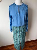 Mooie blauwe blouse van Gustav, maat 42., Blauw, Ophalen of Verzenden, Zo goed als nieuw, Maat 42/44 (L)