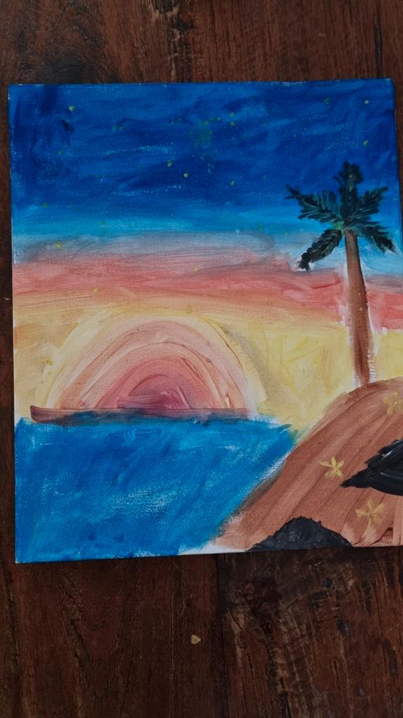 Arcryl schilderij, Antiek en Kunst, Kunst | Schilderijen | Abstract, Ophalen