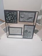 Foto lijst metaal decoratie / 4 foto’s, Huis en Inrichting, Woonaccessoires | Lijsten, Minder dan 50 cm, Metaal of Aluminium, Nieuw