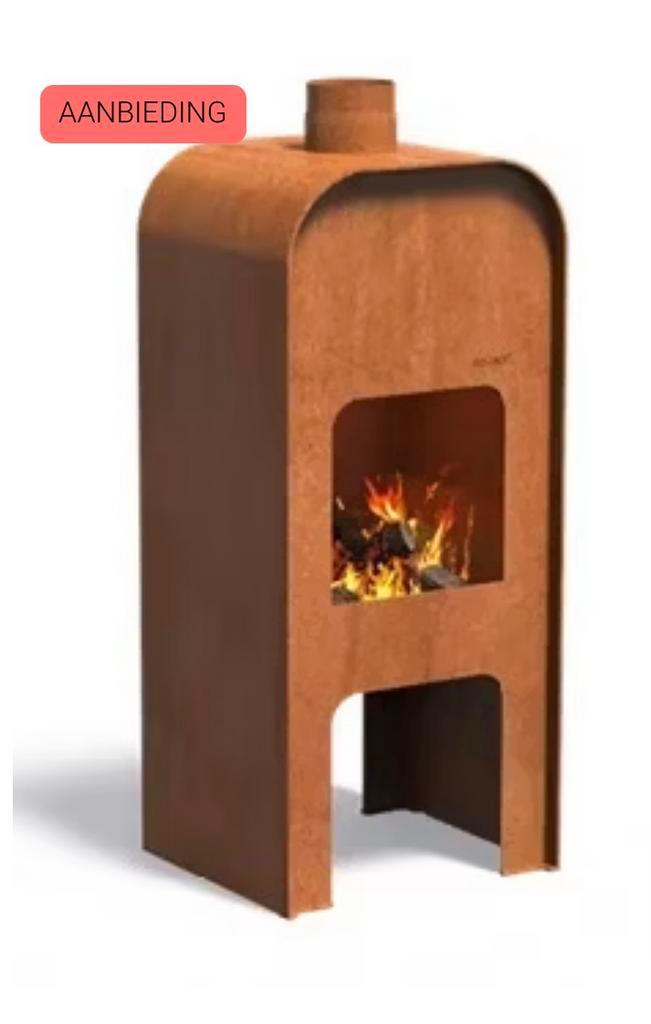 Tuinhaard Cortenstaal actie nieuw, Tuin en Terras, Tuinhaarden, Nieuw, Verzenden