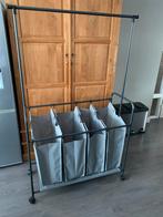 Wasmand met droogrek - 4 uitneembare manden, Antiek en Kunst, Ophalen