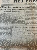 Himmler gevangen genomen 1945, Verzamelen, Ophalen of Verzenden, Nederland, Embleem of Badge