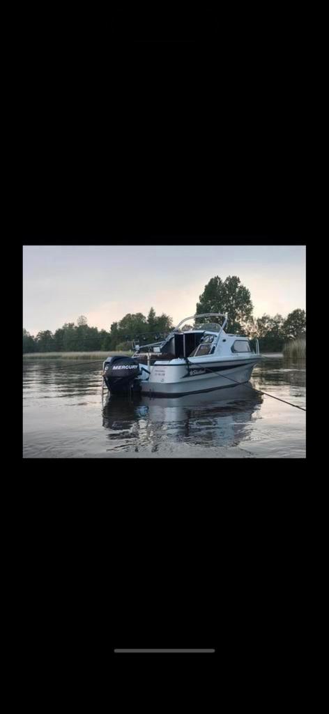 Shetland 535 familie four + trailer, Watersport en Boten, Motorboten en Motorjachten, Gebruikt, Polyester, Benzine, Ophalen