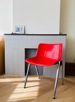 Set van 4 vintage stoelen – Osvaldo Borsani (jaren 70), Ophalen, Zo goed als nieuw, Zwart, Metaal