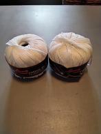 Lanarte Cotton de Luxe - Wit Garen, Hobby en Vrije tijd, Breien en Haken, Ophalen of Verzenden, Zo goed als nieuw, Breien of Haken