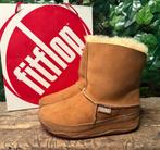 Bijna Nieuwe Mukluk laarsjes van Fitflop maat 38, Fitflop, Bruin, Lage of Enkellaarzen, Ophalen of Verzenden