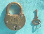 ANTIEK  AMERIKAANS JAREN 1930 CORBIN HANGSLOT MET SLEUTEL, Verzenden