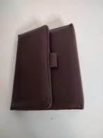 F023 agenda organizer bruin kunstleder papierform. 95x171 mm, Diversen, Ophalen of Verzenden, Zo goed als nieuw