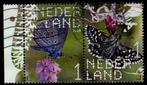 Postzegel  1 21  Vlinders combizegel, Postzegels en Munten, Postzegels | Nederland, Na 1940, Ophalen of Verzenden, Gestempeld